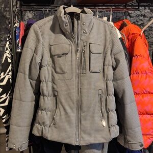 Obermeyer Leighton Luxe Ski Jacket Aspen Houndstooth